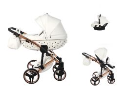 JUNAMA Exclusive 04 white/copper 2022 3v1 + Babyschild