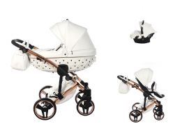 JUNAMA Exclusive 04 white/copper 2022 3v1 + Babyschild