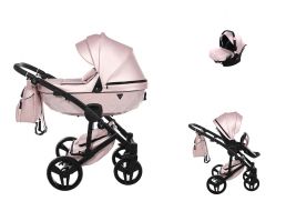 JUNAMA S-Class + Cosmo i-Size 02 pink 2025 3v1 + Babyschild