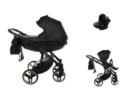 JUNAMA S-Class + Cosmo i-Size 07 black 2025 3v1 + Babyschild