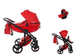 JUNAMA S Class 08 fire red 2022 3v1 + Babyschild