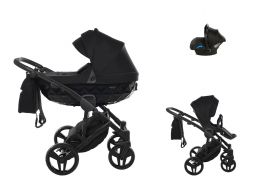 JUNAMA Basic V3 + Cosmo i-Size 01 black 2025 3v1 + Babyschild