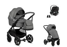 NOORDI Fjordi + Cybex Aton B2 i-Size 813 dark grey 2023