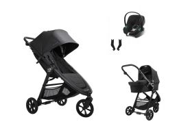 BABY JOGGER City Mini GT 2 Travel Set + Aton B2 i-Size opulent black 2024 3v1 Cybex Aton B2 i-Size
