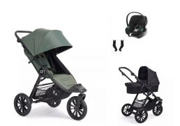 BABY JOGGER City Elite 2 Travel Set + Aton B2 i-Size briar green 2024 3v1 Cybex Aton B2 i-Size