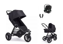 BABY JOGGER City Elite 2 Travel Set + Aton B2 i-Size opulent black 2024 3v1 Cybex Aton B2 i-Size