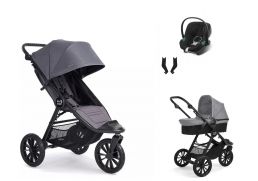 BABY JOGGER City Elite 2 Travel Set + Aton B2 i-Size stone grey 2024 3v1 Cybex Aton B2 i-Size