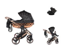 JUNAMA Heart + Cosmo i-Size 02 black/copper 2025 3v1 + Babyschild