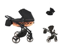 JUNAMA Mirror V2 01 black/copper 2022 3v1 + Babyschild