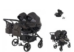 JUNAMA Basic Duo 03 dark grey 2022 2x autosedačka Babyschild