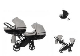 JUNAMA Basic Duo Slim 06 light grey 2022 2x autosedačka Babyschild