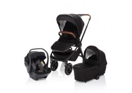 ZOPA Move Cross  + vanička XL + autosedačka XS Plus i-Size Travel Set night black/black 2023