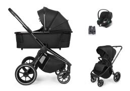 MUUVO Quick 3.0 Black Chrome Set XL + Cybex Aton B2 i-Size jet black 2023