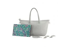 KINDERKRAFT Prebaľovacia taška Treasurebag Nature Vibes light grey 2024