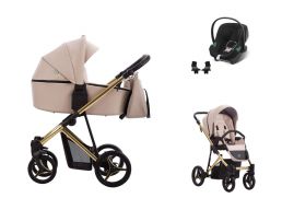 BEBETTO Flavio Premium Gold + Cybex Aton B2 i-Size 03 2023