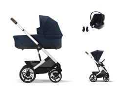 CYBEX Talos S Lux + Cot S Lux Travel Set Aton B2 i-Size + fusak Snøgga 2 ZADARMO ocean blue 2025