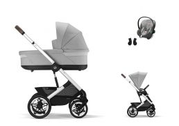 CYBEX Talos S Lux + Cot S Lux Travel Set Aton S2 i-Size lava grey 2023