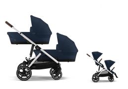 CYBEX Gazelle S + Gazelle S Cot S Twin Set + fusak Snøgga 2 ZADARMO ocean blue 2025