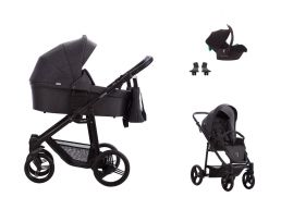 BEBETTO Vulcano Travel Set Cosmo 04/black 2023 3v1 Cosmos