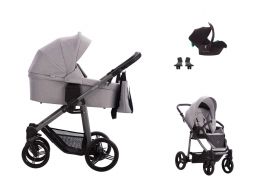 BEBETTO Vulcano Travel Set Cosmo 02/graphite 2023 3v1 Cosmos