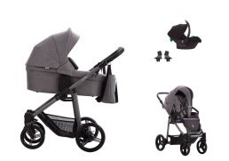 BEBETTO Vulcano Travel Set Cosmo 03/graphite 2023 3v1 Cosmos