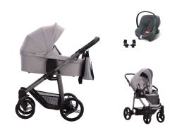 BEBETTO Vulcano + Cybex Aton B2 i-Size 02/graphite 2023
