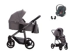 BEBETTO Vulcano + Cybex Aton B2 i-Size 03/graphite 2023