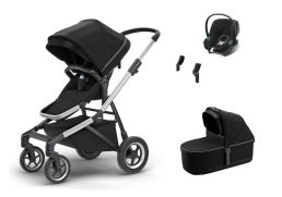 THULE Sleek Set + Cybex Aton B2 i-Size midnight black 2022