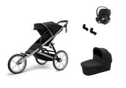 THULE Glide 2 Set + Cybex Aton B2 i-Size jet black 2023