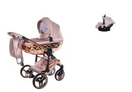 JUNAMA Dolce 06 rainbow pink 2023 3v1 + Babyschild