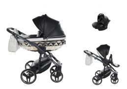 JUNAMA Hand Craft Glitter + Cosmo i-Size 03 black 2025 3v1 + Babyschild