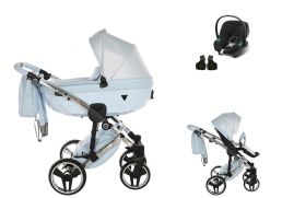 JUNAMA Dolce + Cybex Aton B2 i-Size 02 light blue 2025