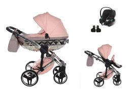 JUNAMA Hand Craft Glitter + Cybex Aton B2 i-Size 01 pink 2023