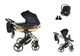 JUNAMA Hand Craft + Cybex Aton B2 i-Size 05 black/gold 2023