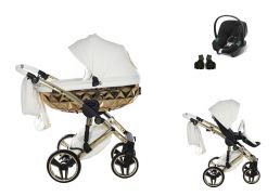 JUNAMA Hand Craft + Cybex Aton B2 i-Size 08 white/gold 2023