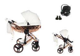 JUNAMA Hand Craft + Cybex Aton B2 i-Size 09 white/copper 2023