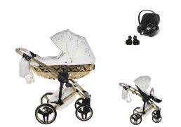 JUNAMA Heart + Cybex Aton B2 i-Size 01 white/gold 2022