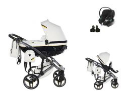 JUNAMA Sport + Cybex Aton B2 i-Size 04 white/yellow 2022