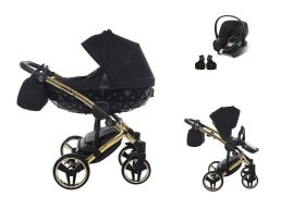 JUNAMA Exclusive + Cybex Aton B2 i-Size 01 black/gold 2022