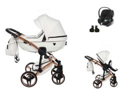 JUNAMA S Class + Cybex Aton B2 i-Size 01 white 2025