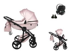 JUNAMA S Class + Cybex Aton B2 i-Size 02 shell pink 2022