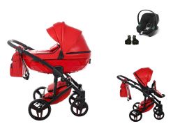 JUNAMA S Class + Cybex Aton B2 i-Size 08 fire red 2022