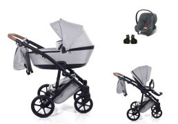 JUNAMA Space + Cybex Aton B2 i-Size 01 light grey 2022