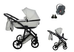 JUNAMA Space Eco + Cybex Aton B2 i-Size 01 light grey 2022