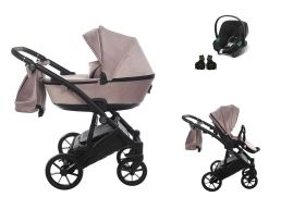 JUNAMA Space Velur + Cybex Aton B2 i-Size 02 rose 2022