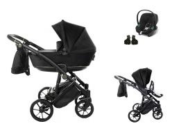 JUNAMA Space Velur + Cybex Aton B2 i-Size 03 black 2022