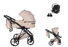JUNAMA Air V2 Premium + Cybex Aton B2 i-Size 02 beige/silver 2022