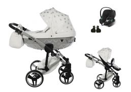 JUNAMA Glow V2 + Cybex Aton B2 i-Size 03 white/silver 2022