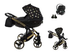 JUNAMA Glow V2 + Cybex Aton B2 i-Size 05 black/gold 2022