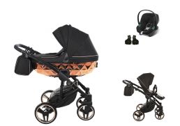 JUNAMA Mirror V2 + Cybex Aton B2 i-Size 01 black/copper 2022